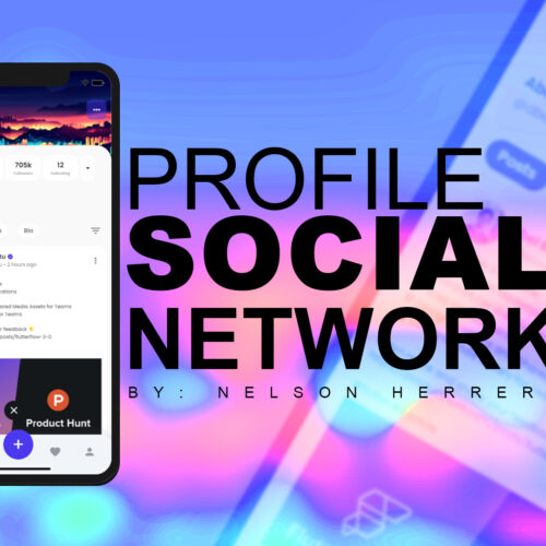 Revolutionize Your Online Presence with our Profile Social Network Template – Ideal for Android & iOS Apps