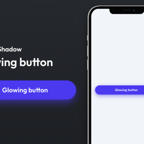 Modern Glowing Button Design: Customizable Component for Android, iOS & Web – Harnessing the Power of Box-Shadow & Drop-Shadow for an Unmatched Glow Effect