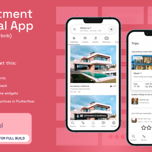 Revolutionize Your Rental Experience with our Airbnb-Style Apartment Rental App UI Kit – Compatible with Android & iOS