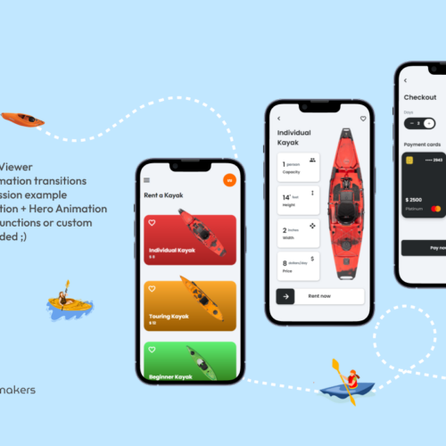 Revolutionize Your Checkout Experience with ‘Kayak’: An Interactive Animation Transition App for Android & iOS