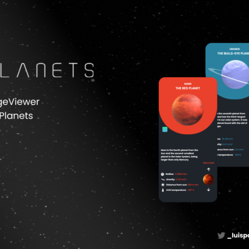 3D Animated Planets: Explore the Solar System with our Interactive Galaxy Template for Android & iOS PageViewer