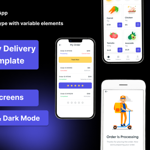 Complete Flutter Grocery Delivery App Template: Easy Setup, Configuration & Deployment on iOS & Android for Enhanced User Experience 🥗