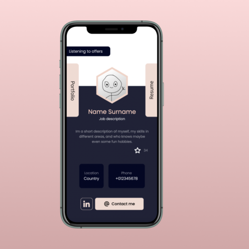 Revolutionize Your Online Presence with PortfolioCard – Web, iOS & Android Template for Your Page and Resume Portfolio