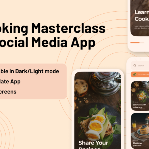 Master the Art of Cooking with Our Minimalistic and Cleanly Designed Social Media App & Masterclass – Available on iOS & Android