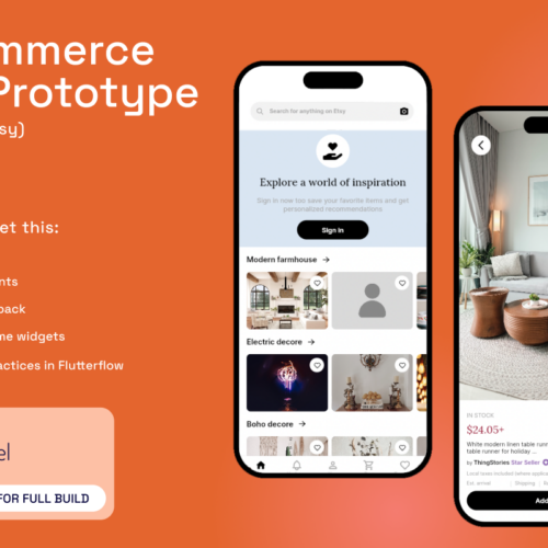 Revolutionizing E-Commerce: B2C Custom App Prototype Inspired by Etsy for Android & iOS Platforms