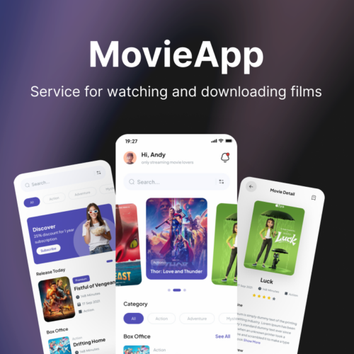 Download the Ultimate Movie App UI Kit for Android & iOS: Your Template for a Customized Flutterflow Film App Experience