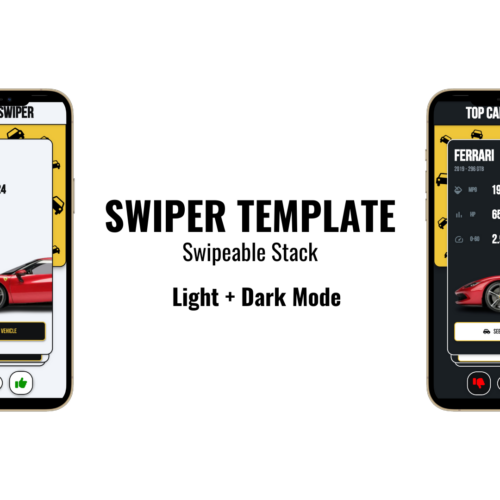 Swipe & Swiper: The Ultimate Card Swipe Template for Android & iOS Apps