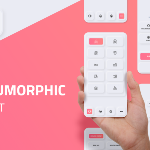 Neumorphic UI Kit: Customize Your Spa Massager App with Vibrations Timer for Android & iOS