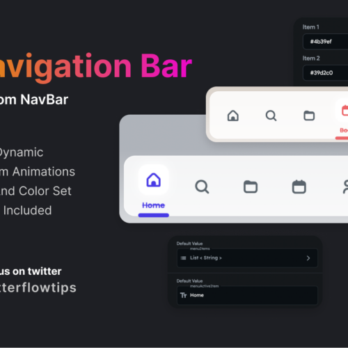 Dynamic Custom NavigationBar: Optimize Your Web, iOS, and Android Apps with Our Animated Navbar Component