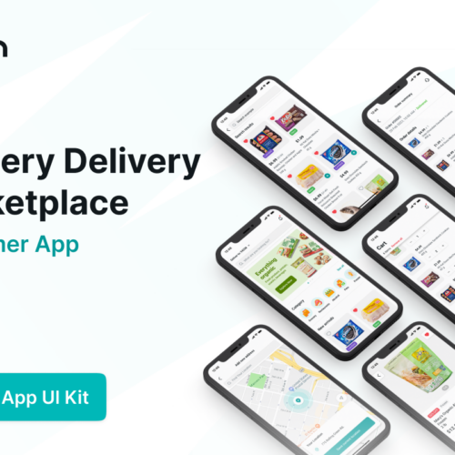 Revolutionize Your Shopping Experience with our iOS & Android Compatible Grocery Delivery Marketplace Template