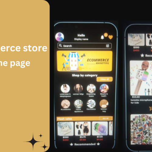 Revolutionize Your Online Shopping Experience: Customizable Ecommerce Home Page for Android & iOS Platforms