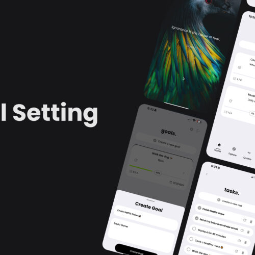 Unlock Your Potential: Goal Setting App Template for iOS, Android & Web – Features Habit Tracker, Motivation Quotes & More