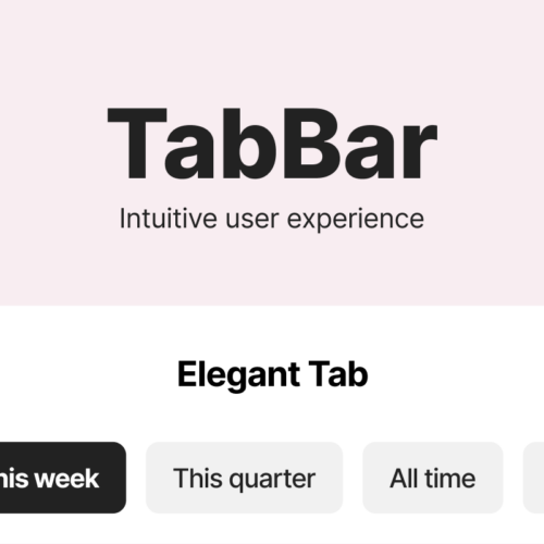 Revolutionizing Navigation: TabBar Component UI Design for Android & iOS – A Customizable Template for Optimal TabBar Design