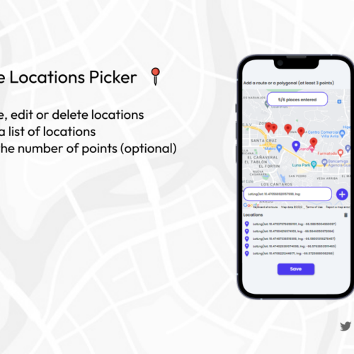 Revolutionize Your Web, iOS, and Android Experience with the Multiple Locations Picker – A Versatile Maps Component for Multiple Locations