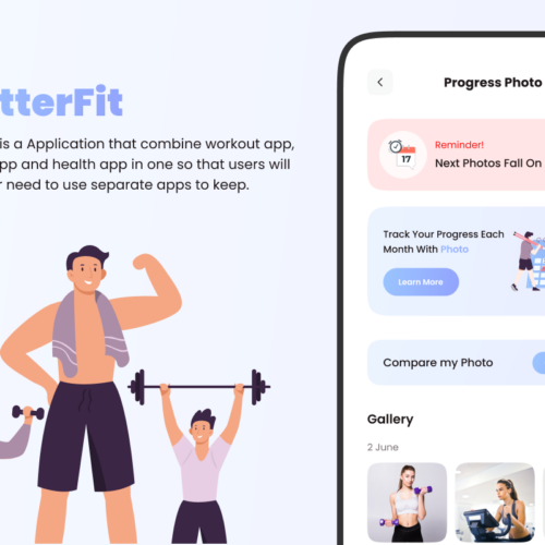 FlutterFit: Your Ultimate Mobile App Solution for Android, iOS & Web – Featuring Login, Onboarding, Splash, Gallery & ListView Components