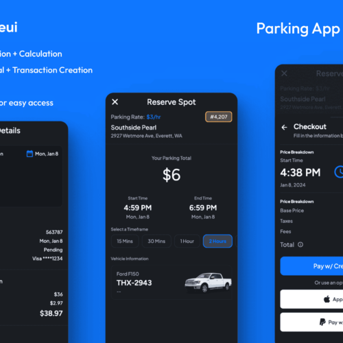 Revolutionize Your Parking Experience with our Customizable ‘Parking App Template’ for Android, iOS & Web – A Seamless E-Commerce Solution for Parking Lots