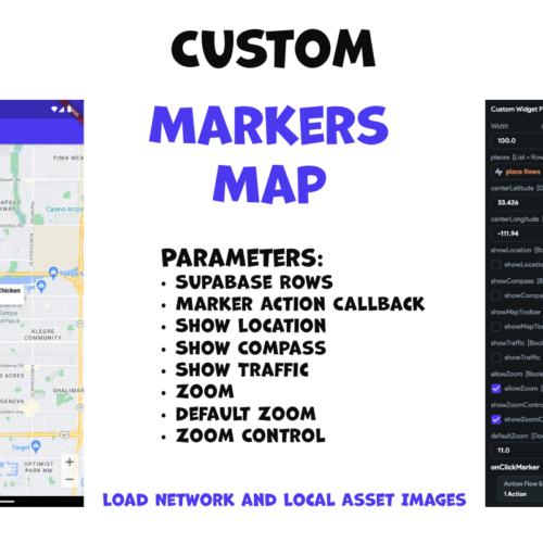 Custom Markers Map: Revolutionizing Location Tracking on Android, iOS, and Web through Google Maps and Supabase Custom Code Integration